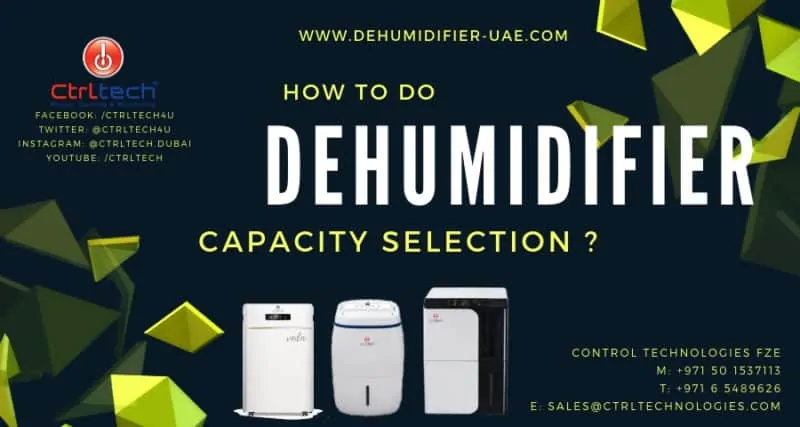 How to do dehumidifier sizing?