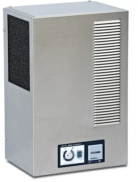 AD110 wall mounted dehumidifier by Aerial Germany.