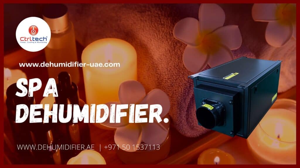 Spa dehumidifier to reduce humidity.