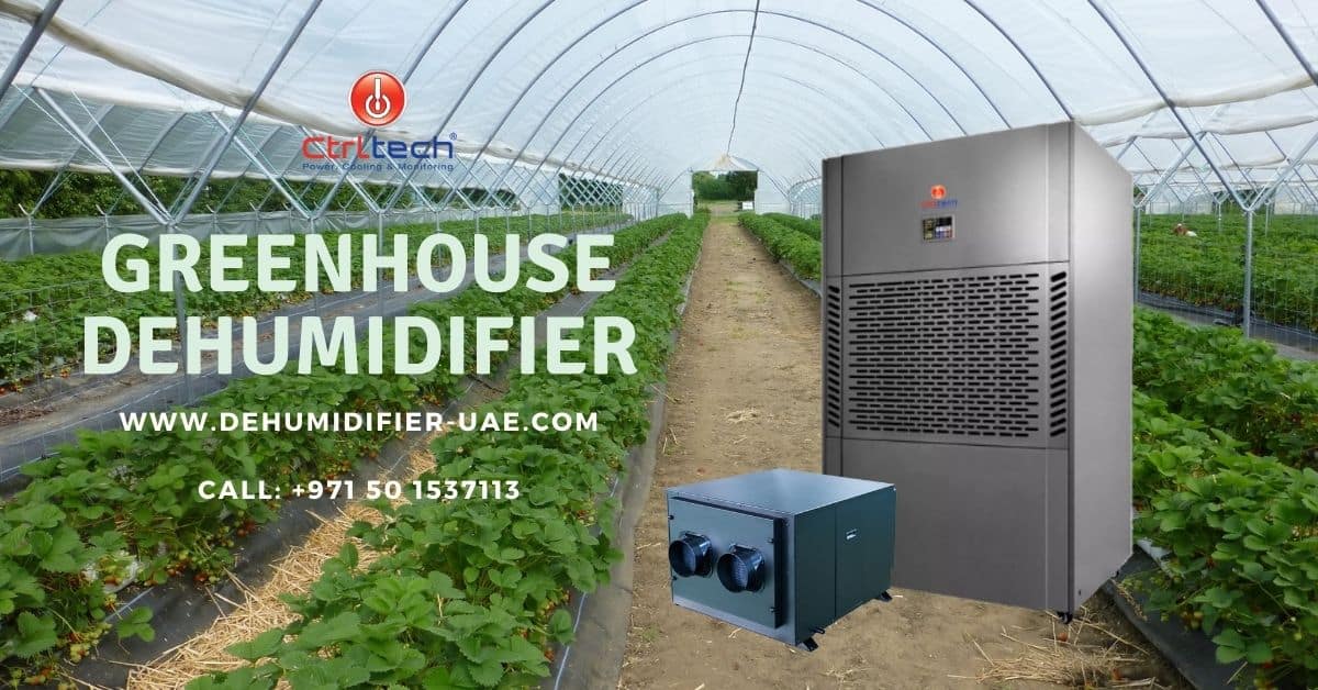 Greenhouse dehumidifier. Commercial and Small Greenhouse dehumidification  system.