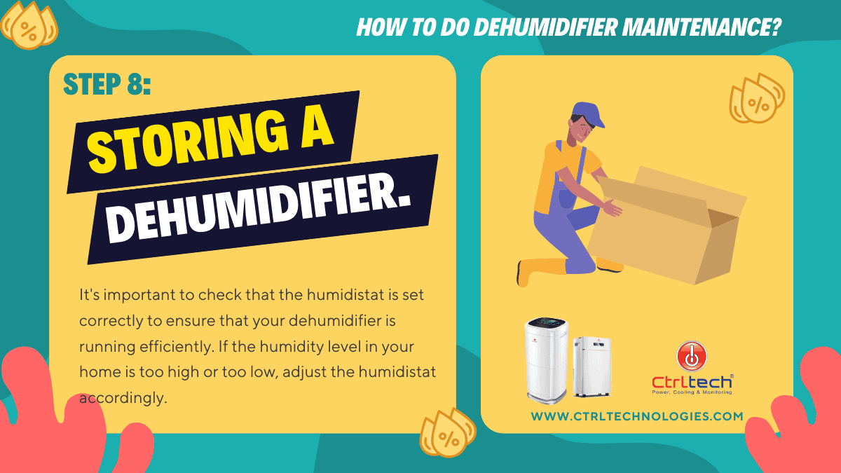 How to store humidity dryers?
